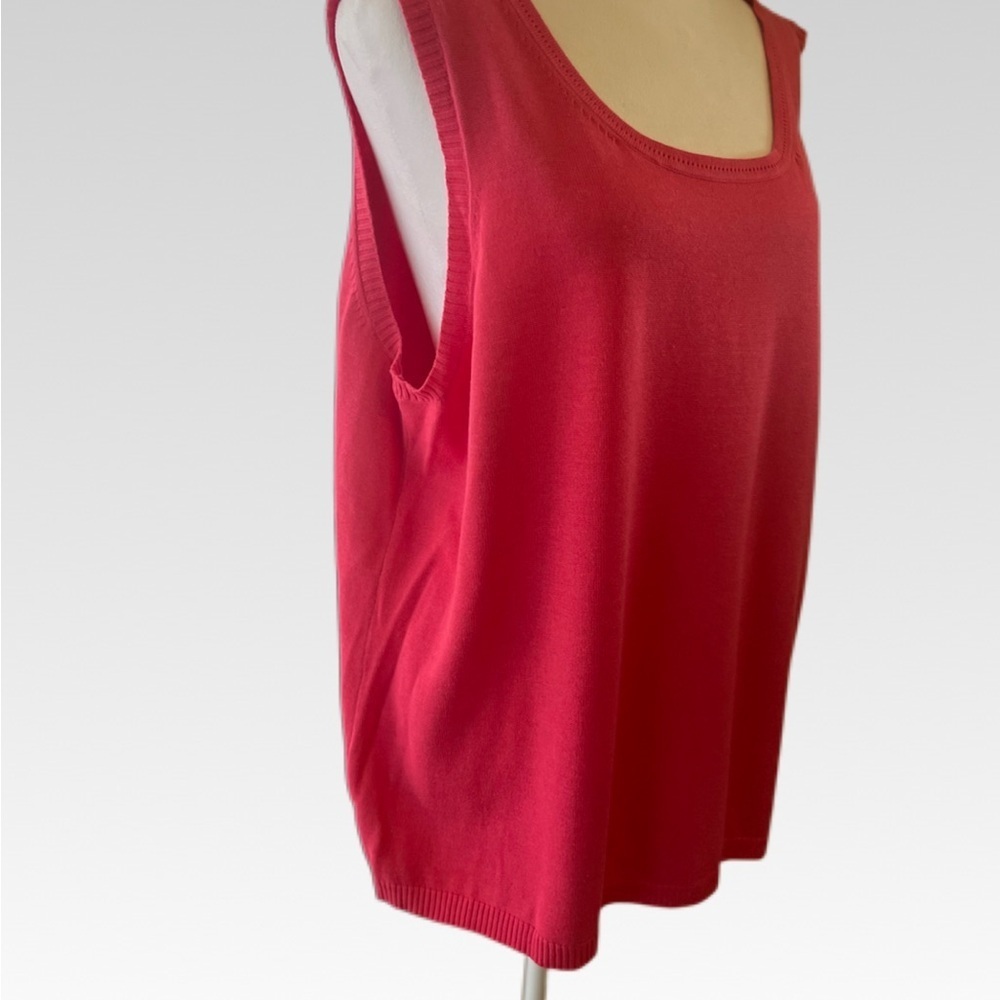 NWT Sag Harbor pink Tank Top size 2X - Picture 2 of 8
